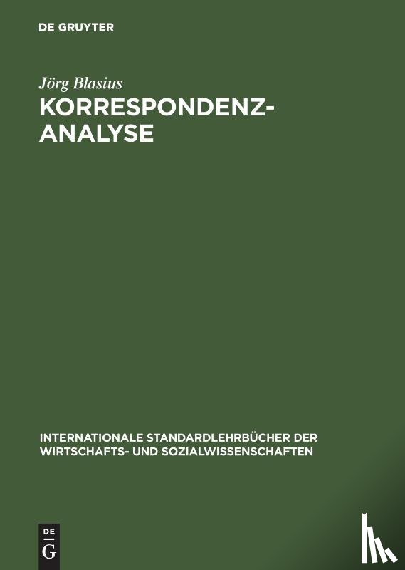 Blasius, Joerg - Korrespondenzanalyse