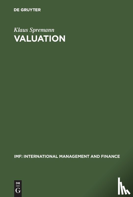 Spremann, Klaus - Valuation