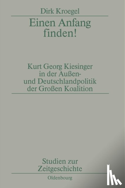 Kroegel, Dirk - Einen Anfang finden!