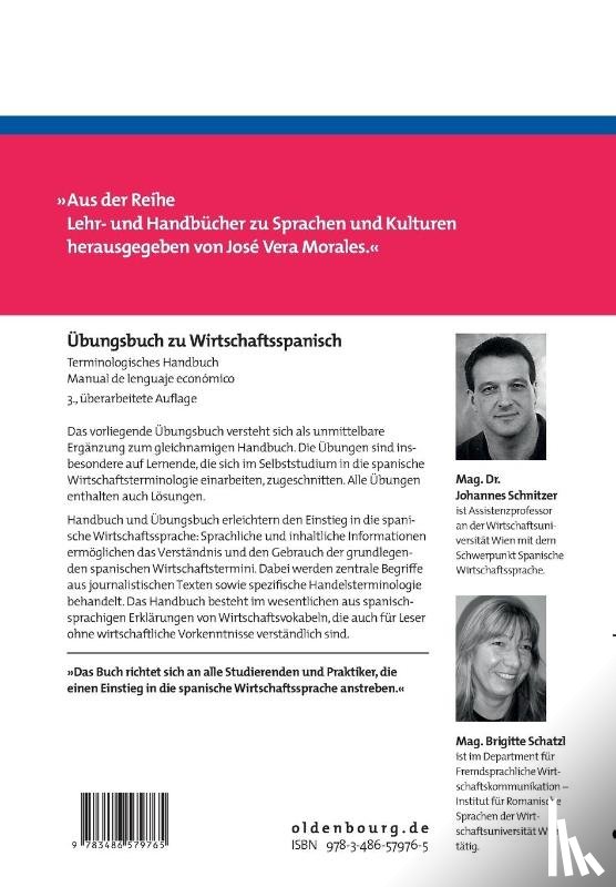 Schnitzer, Johannes, Schatzl, Brigitte - Ubungsbuch Zu Wirtschaftsspanisch