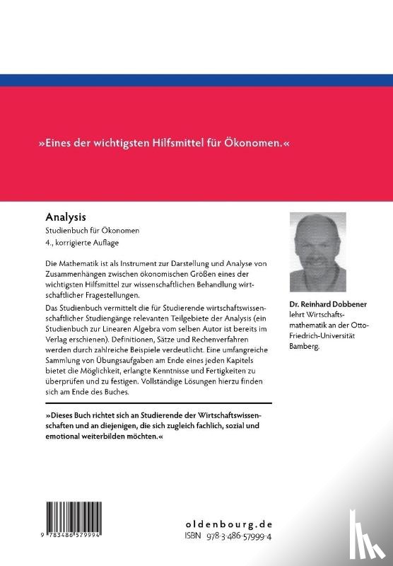 Dobbener, Reinhard - Analysis