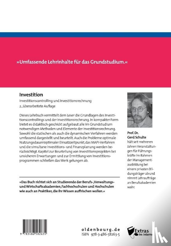 Schulte, Gerd - Investition