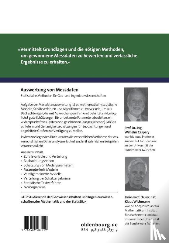 Wichmann, Klaus - Auswertung von Messdaten