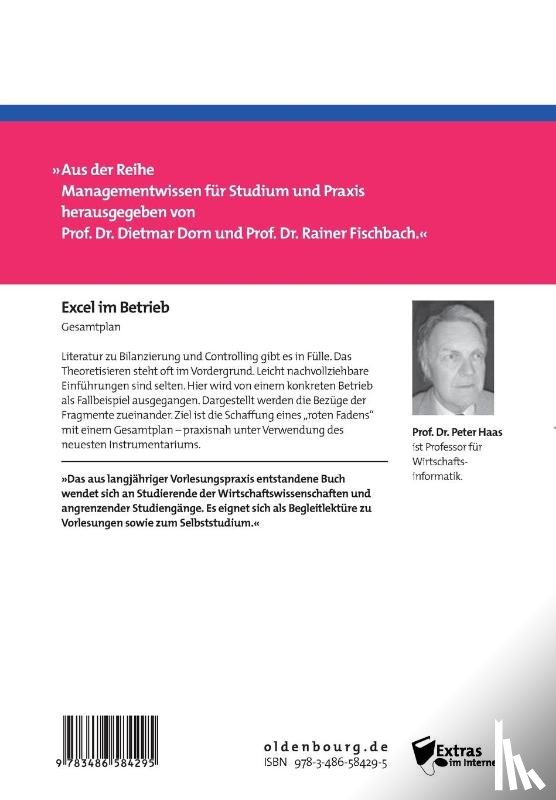 Haas, Peter (University of Massachusetts - Excel Im Betrieb