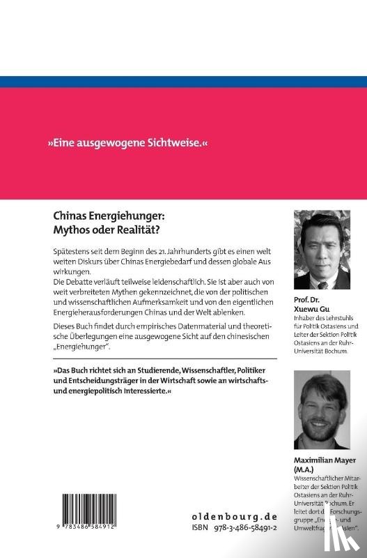 Gu, Xuewu, Mayer, Maximilian - Chinas Energiehunger