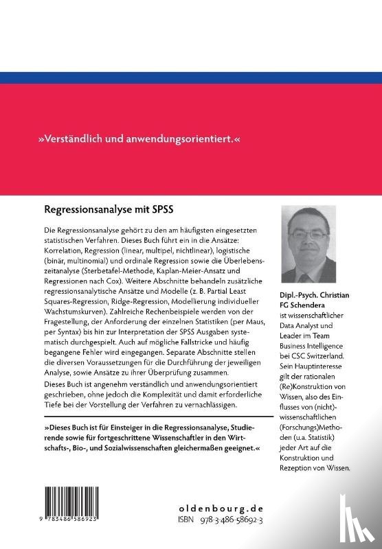 Schendera, Christian Fg - Regressionsanalyse mit SPSS