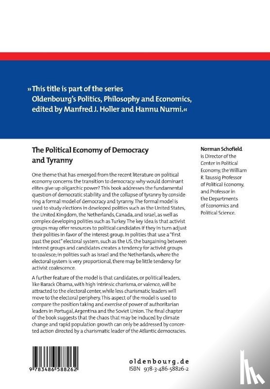 Schofield, Norman - The Political Economy of Democracy and Tyranny