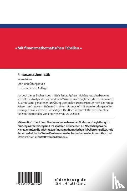 Ihrig, Holger, Pflaumer, Peter - Finanzmathematik