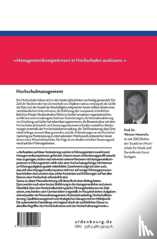 Heinrichs, Werner - Hochschulmanagement