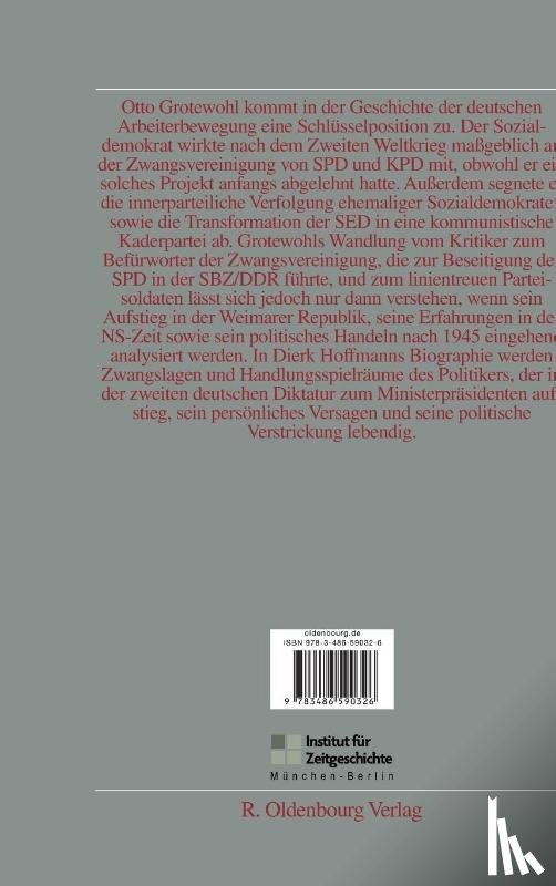 Hoffmann, Dierk - Otto Grotewohl (1894-1964)