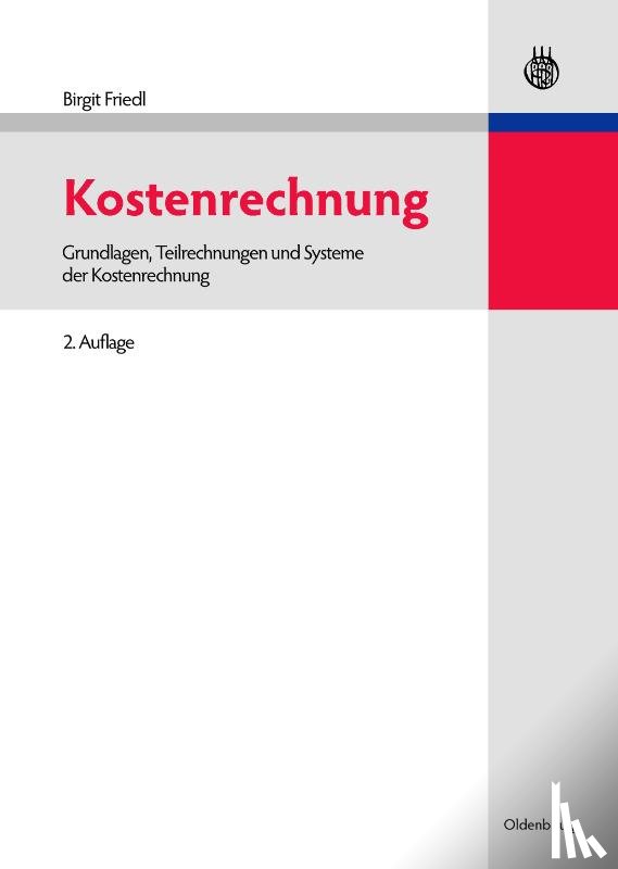 Friedl, Birgit - Kostenrechnung