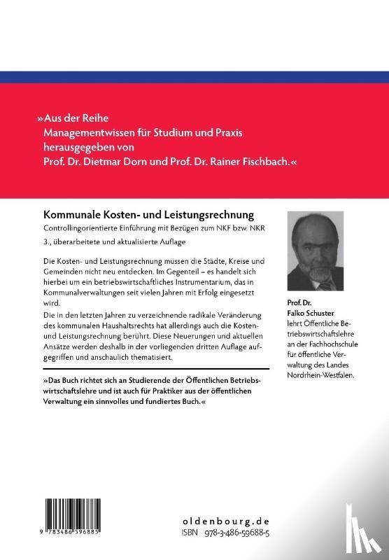 Schuster, Falko - Kommunale Kosten- Und Leistungsrechnung