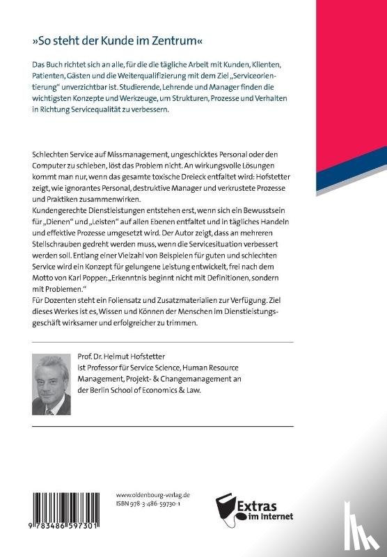 Hofstetter, Helmut - Dienen und leisten - Welcome to Service Science