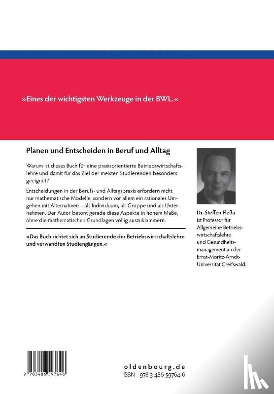 Fleßa, Steffen - Planen Und Entscheiden in Beruf Und Alltag