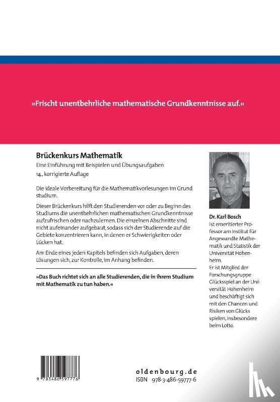 Bosch, Karl - Bruckenkurs Mathematik