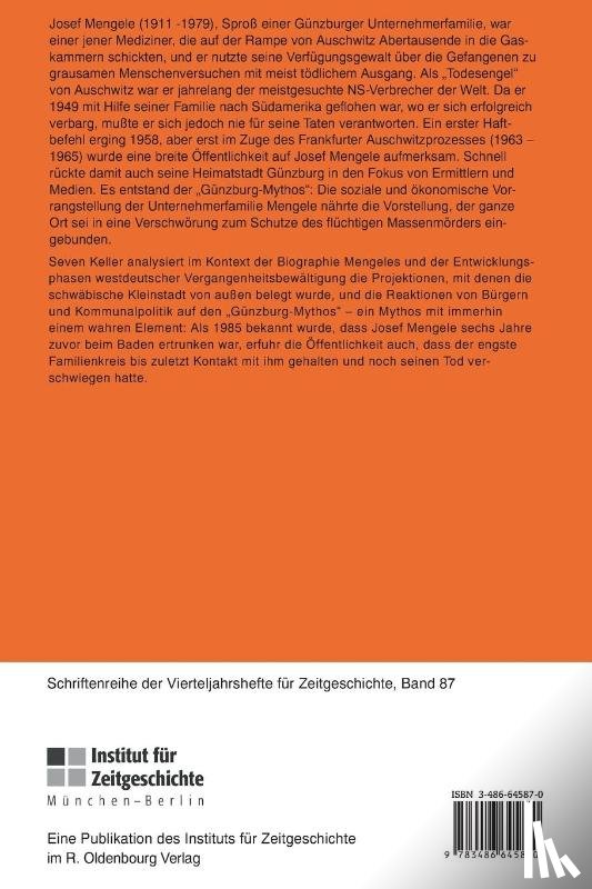 Keller, Sven - Gunzburg und der Fall Josef Mengele