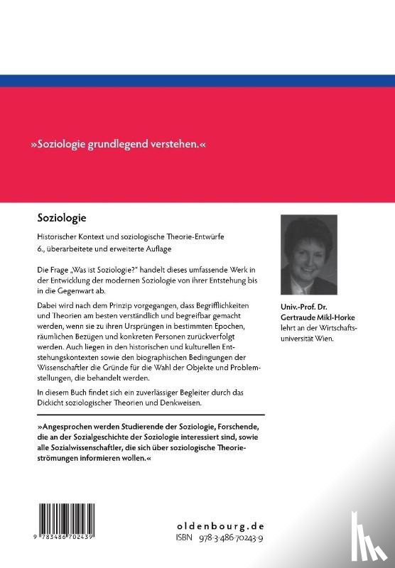 Mikl-Horke, Gertraude - Soziologie