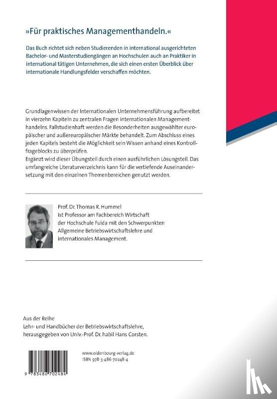 Hummel, Thomas R - Unternehmensfuhrung im internationalen Kontext