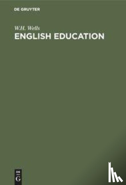 Wells, W.H. - English education