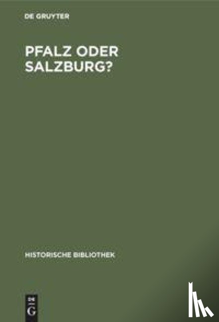 - Pfalz Oder Salzburg?