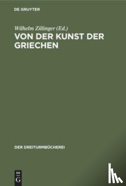  - Von Der Kunst Der Griechen