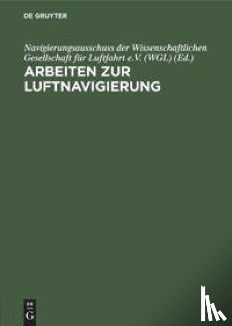  - Arbeiten Zur Luftnavigierung
