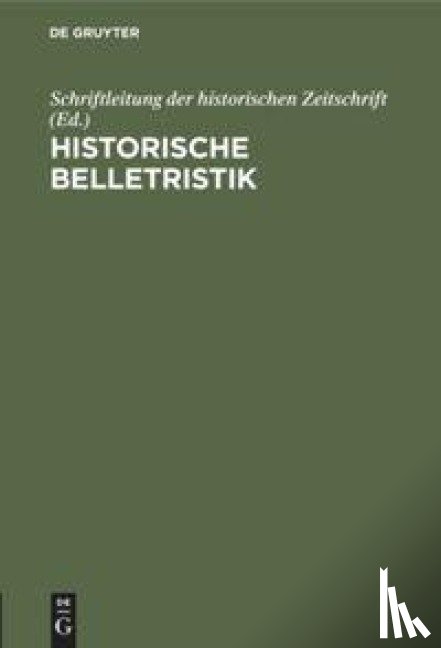  - Historische Belletristik
