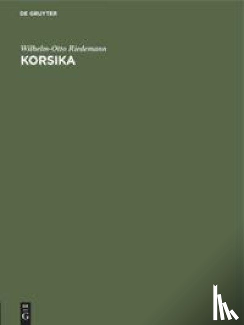 Riedemann, Wilhelm-Otto - Korsika