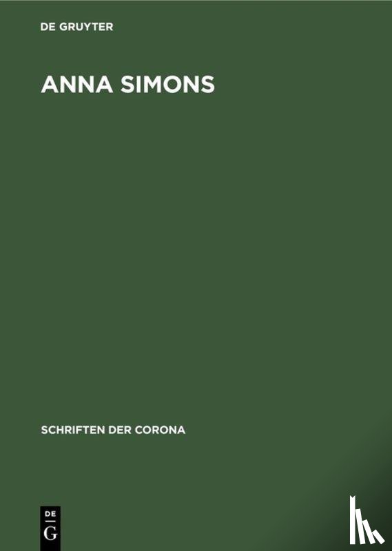 Barlow, T D - Anna Simons
