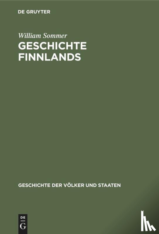 Sommer, William - Geschichte Finnlands