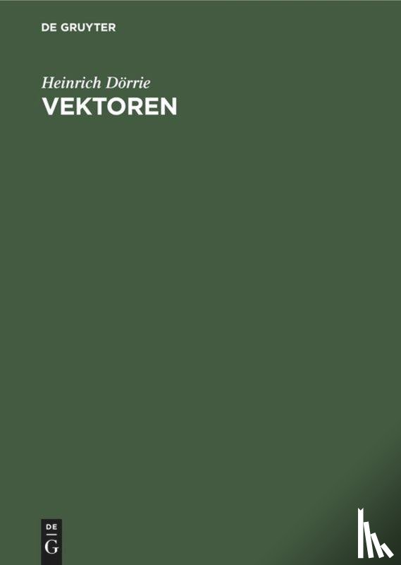Dorrie, Heinrich - Vektoren