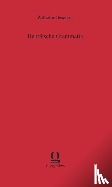 Gesenius, Wilhelm - Hebräische Grammatik