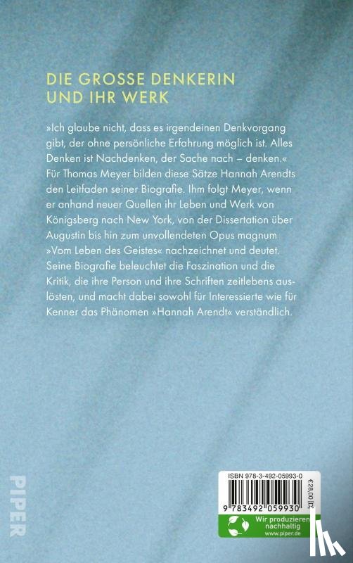 Meyer, Thomas - Hannah Arendt