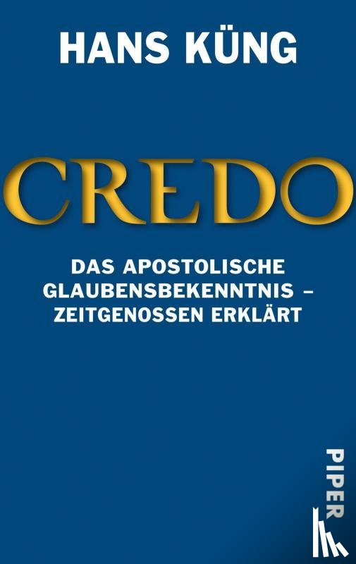 Küng, Hans - Credo