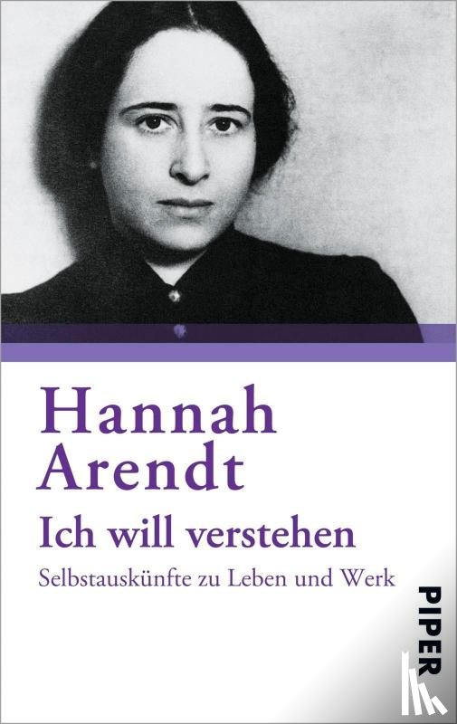 Arendt, Hannah - Ich will verstehen