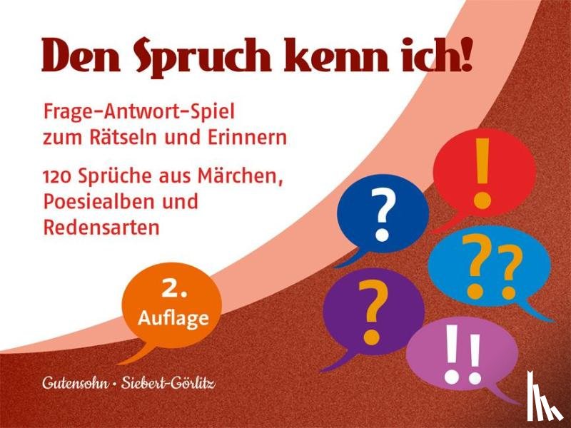 Gutensohn, Stefan, Siebert-Görlitz, Antje - Den Spruch kenn ich!