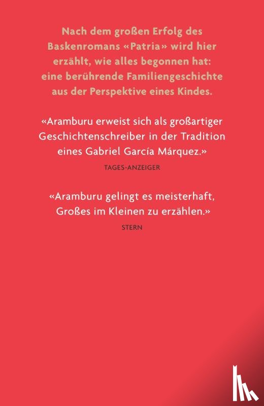 Aramburu, Fernando - Langsame Jahre