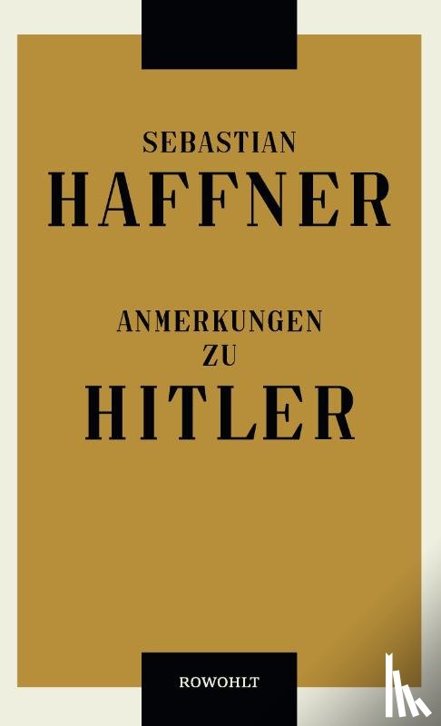 Haffner, Sebastian - Anmerkungen zu Hitler