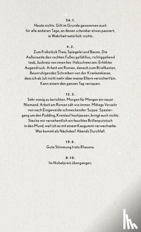 Strunk, Heinz - Nach Notat zu Bett