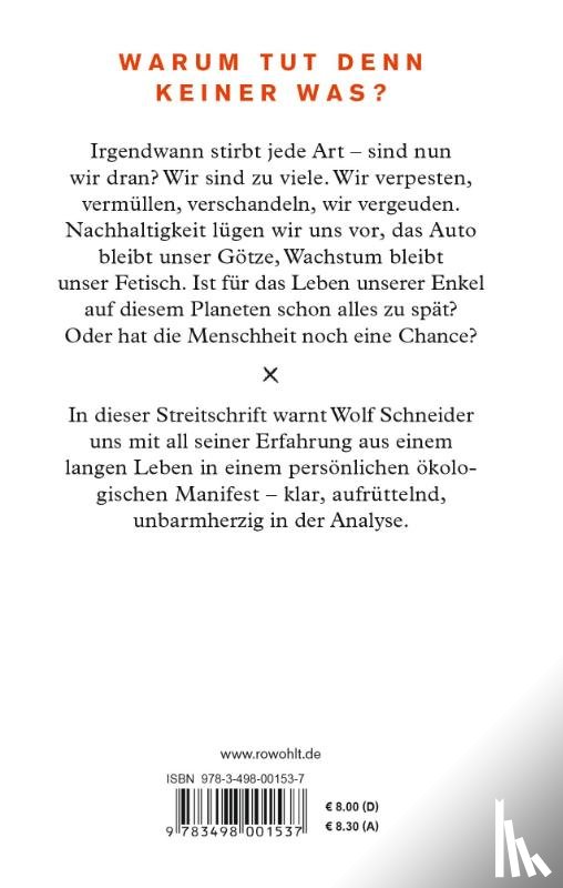 Schneider, Wolf - Denkt endlich an die Enkel!