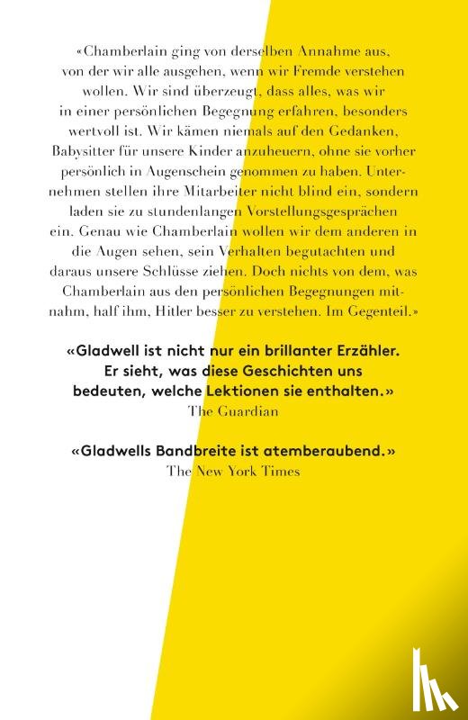 Gladwell, Malcolm - Die Kunst, nicht aneinander vorbeizureden