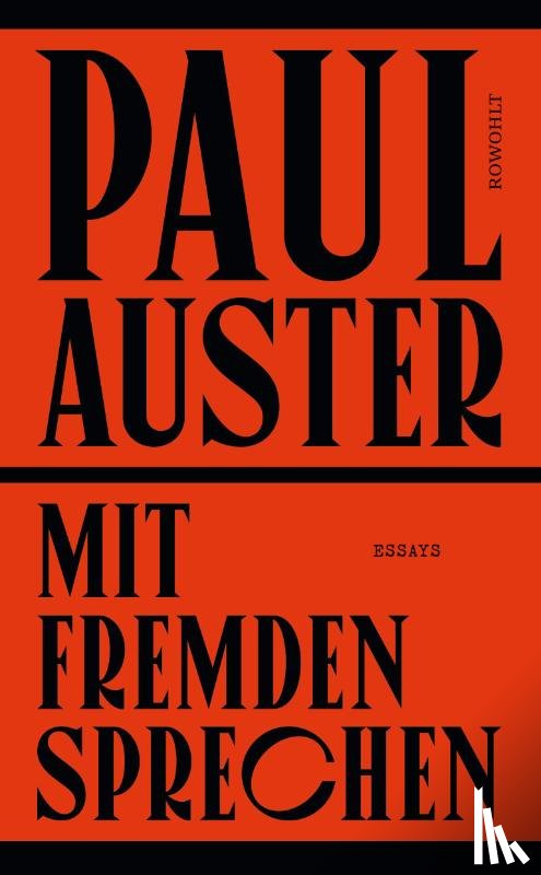 Auster, Paul - Mit Fremden sprechen