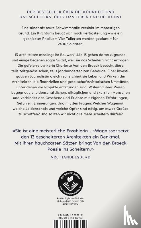 Broeck, Charlotte van den - Wagnisse