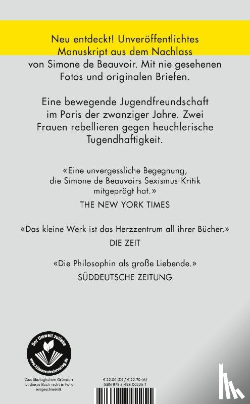 Beauvoir, Simone De - Die Unzertrennlichen