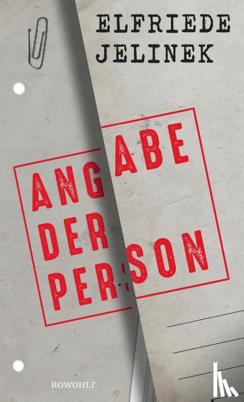 Jelinek, Elfriede - Angabe der Person