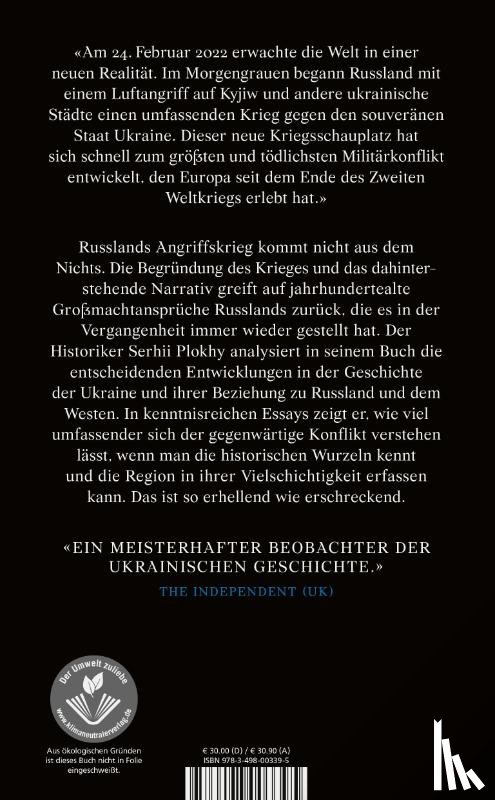 Plokhy, Serhii - Die Frontlinie