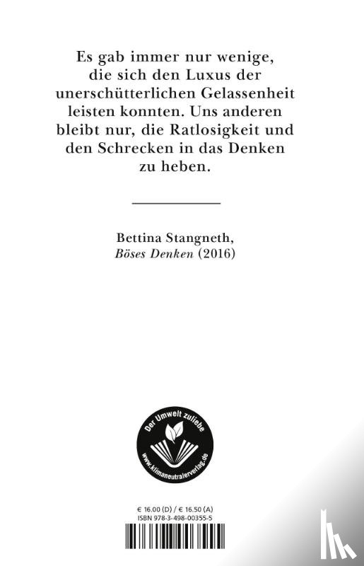 Stangneth, Bettina - Überforderung