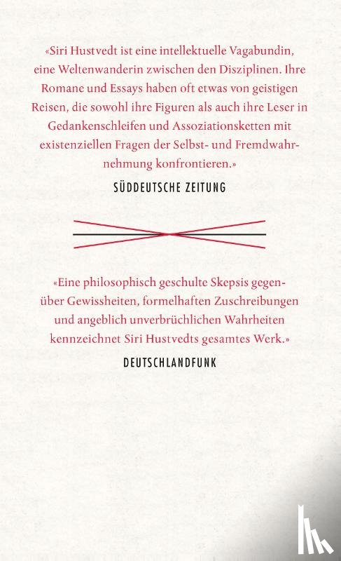 Hustvedt, Siri - Eine Frau schaut auf Männer, die auf Frauen schauen
