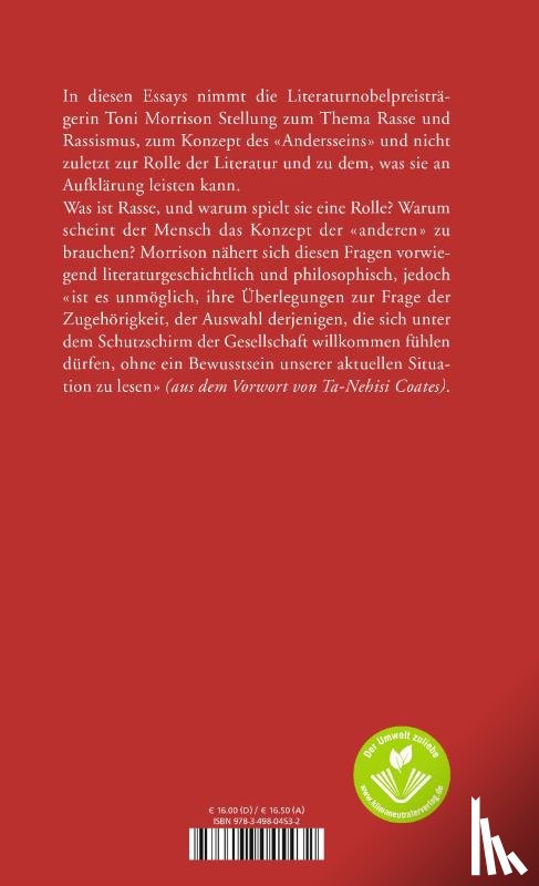 Morrison, Toni - Die Herkunft der anderen