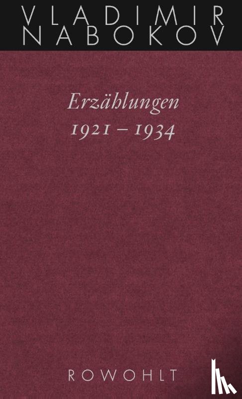 Nabokov, Vladimir - Gesammelte Werke. Band 13: Erzählungen 1921 - 1934